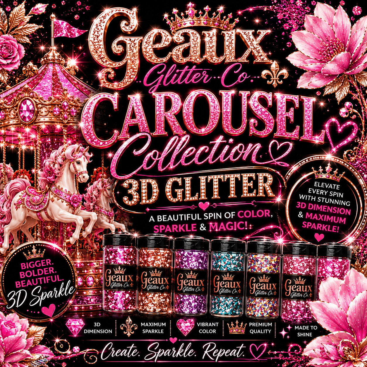 Carousel Collection – Geaux Glitter Co.