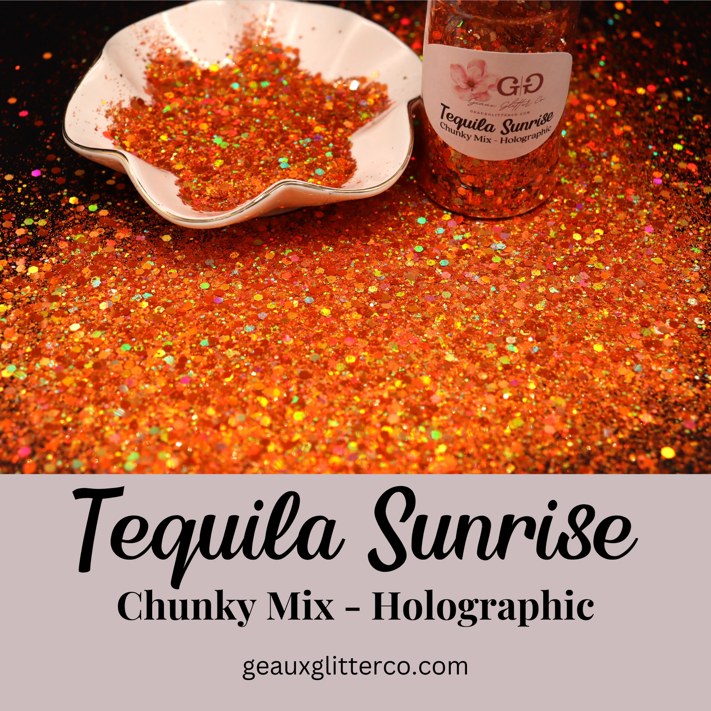 Tequila Sunrise Chunky Mix - Holographic