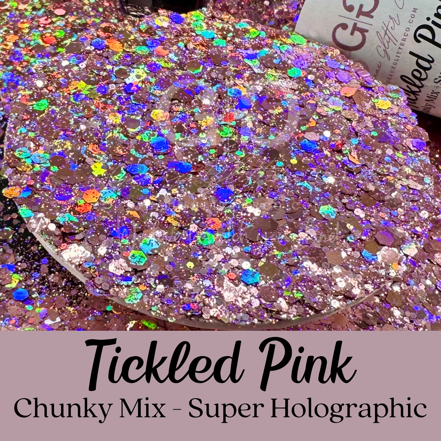 Tickled Pink Chunky Mix - Super Holographic