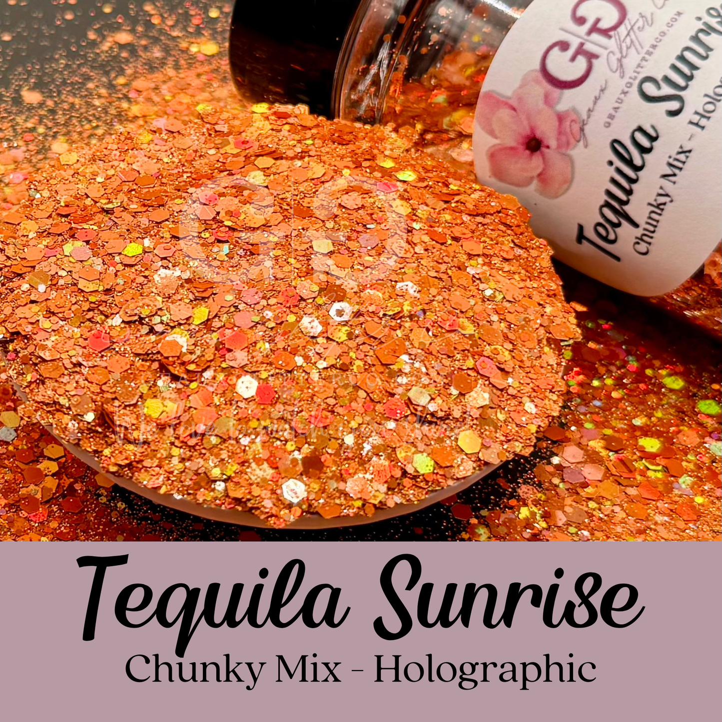Tequila Sunrise Chunky Mix - Holographic