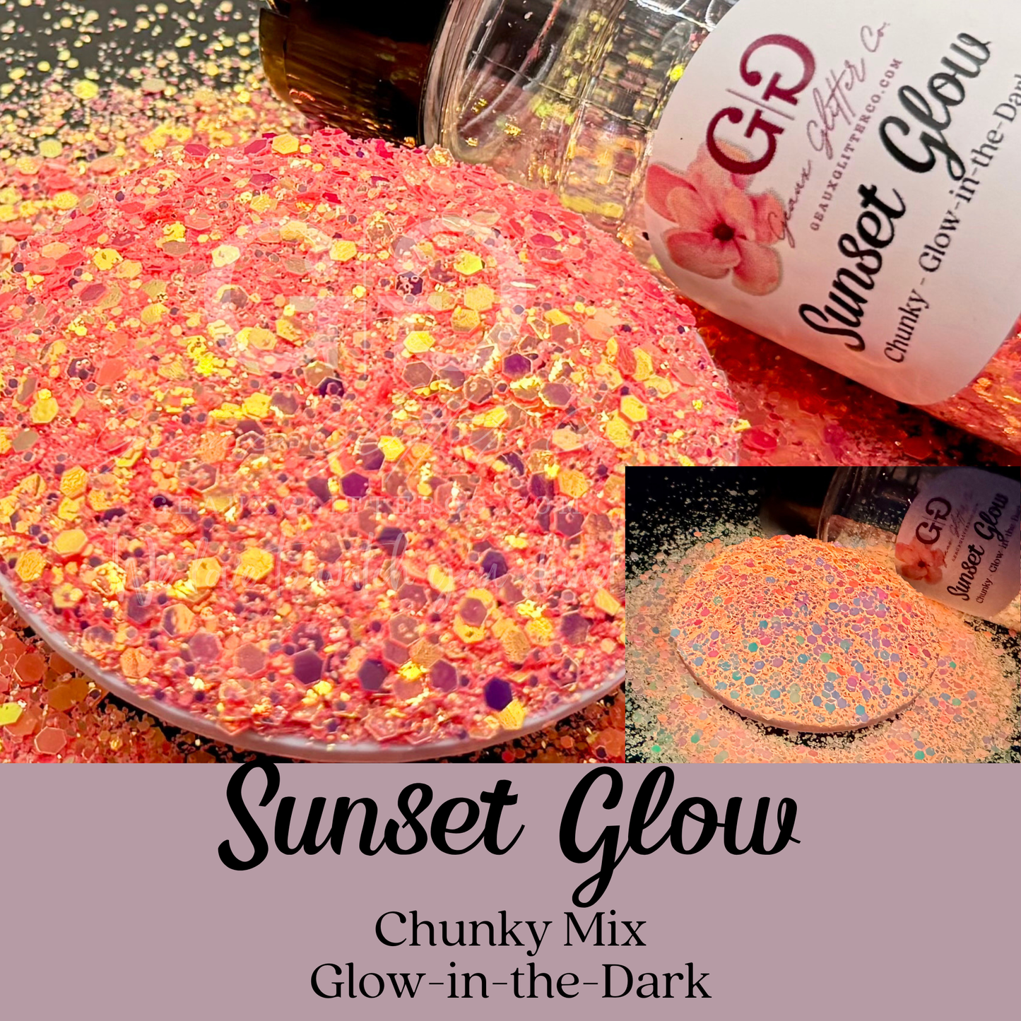 Sunset Glow - Chunky - Glow-in-the-Dark