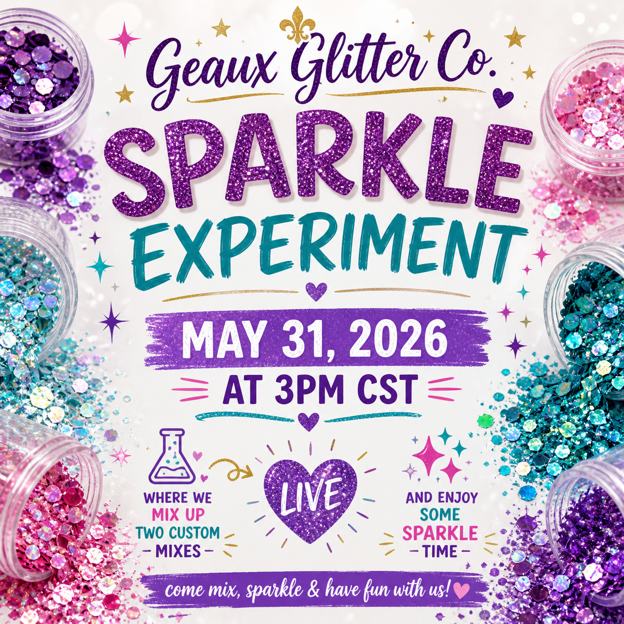 5.31.26 The Sparkle Experiment - DISCOUNT CODES NOT ALLOWED!