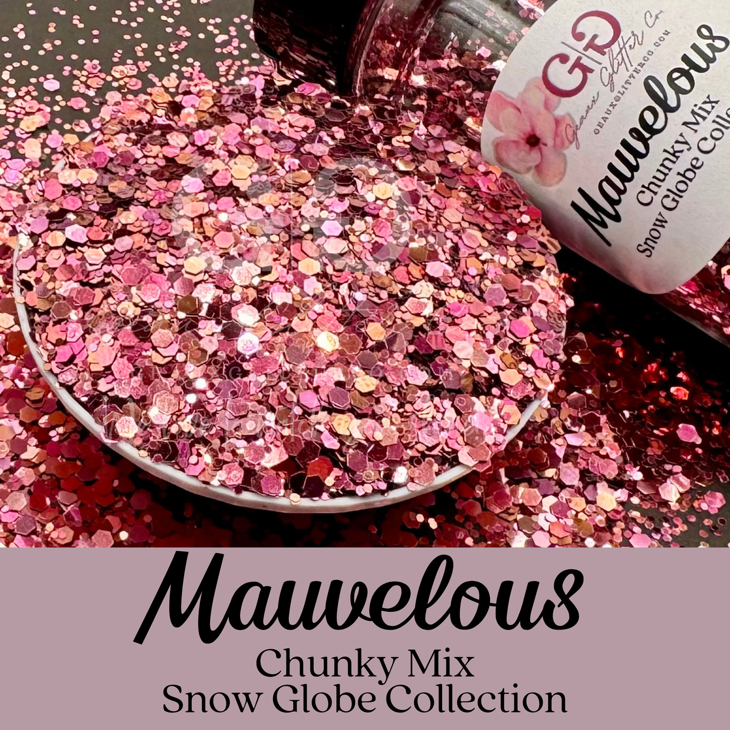 Mauvelous Chunky Mix - Snow Globe Collection