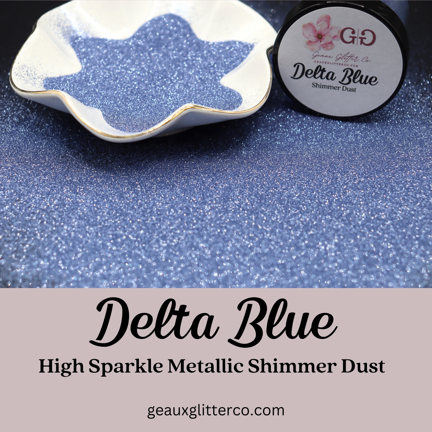 Delta Blue High Sparkle Metallic Shimmer Dust