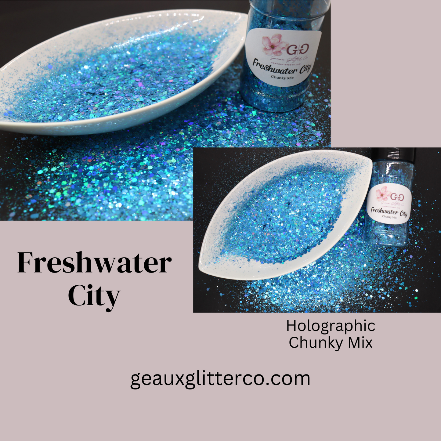 Freshwater City Chunky Mix - Holographic