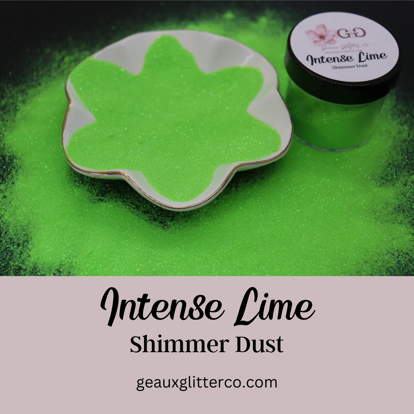 Intense Lime Shimmer Dust