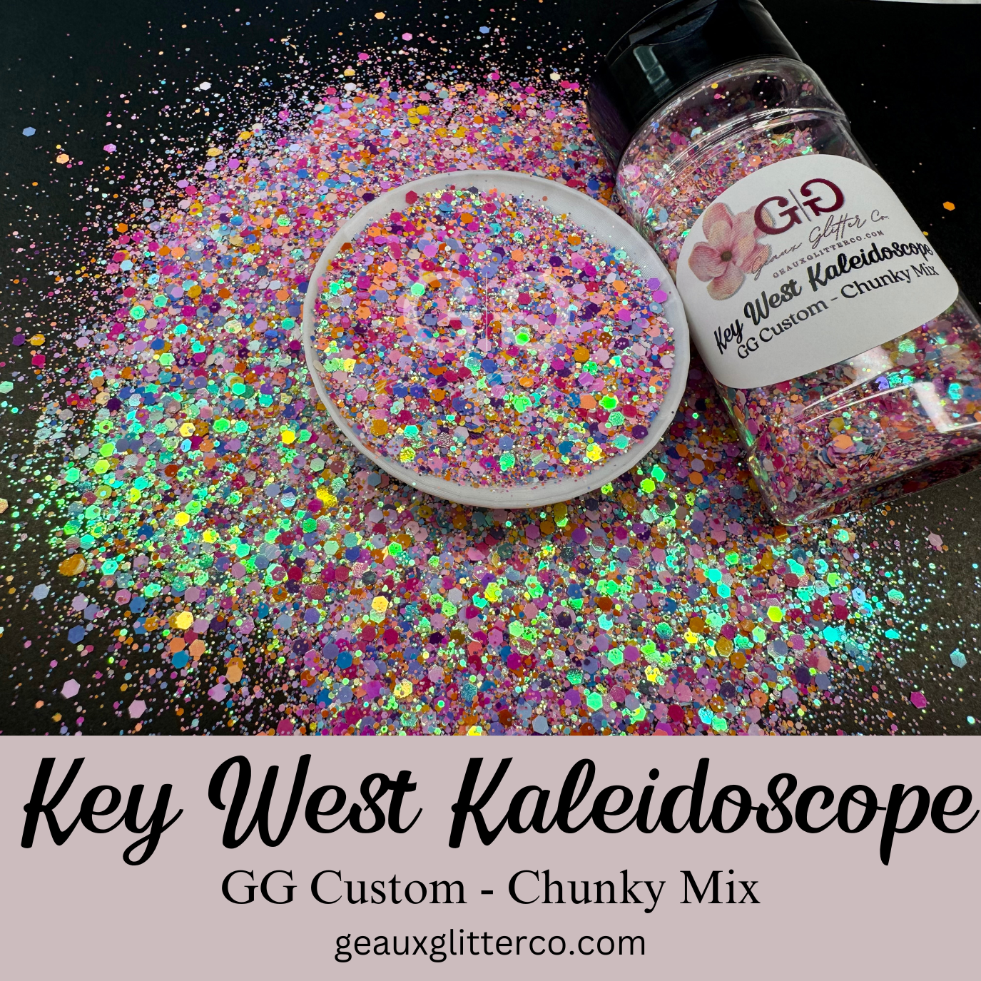 Key West Kaleidoscope - GG Custom - Chunky Mix