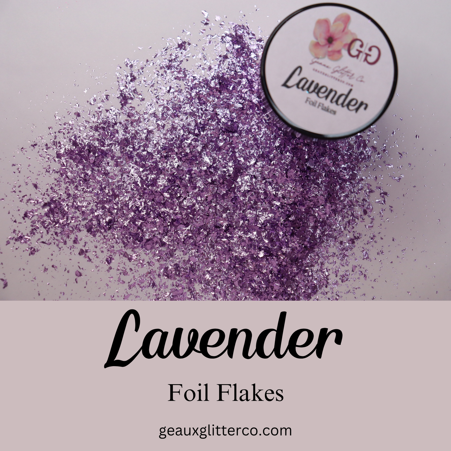 Lavender Foil Flakes