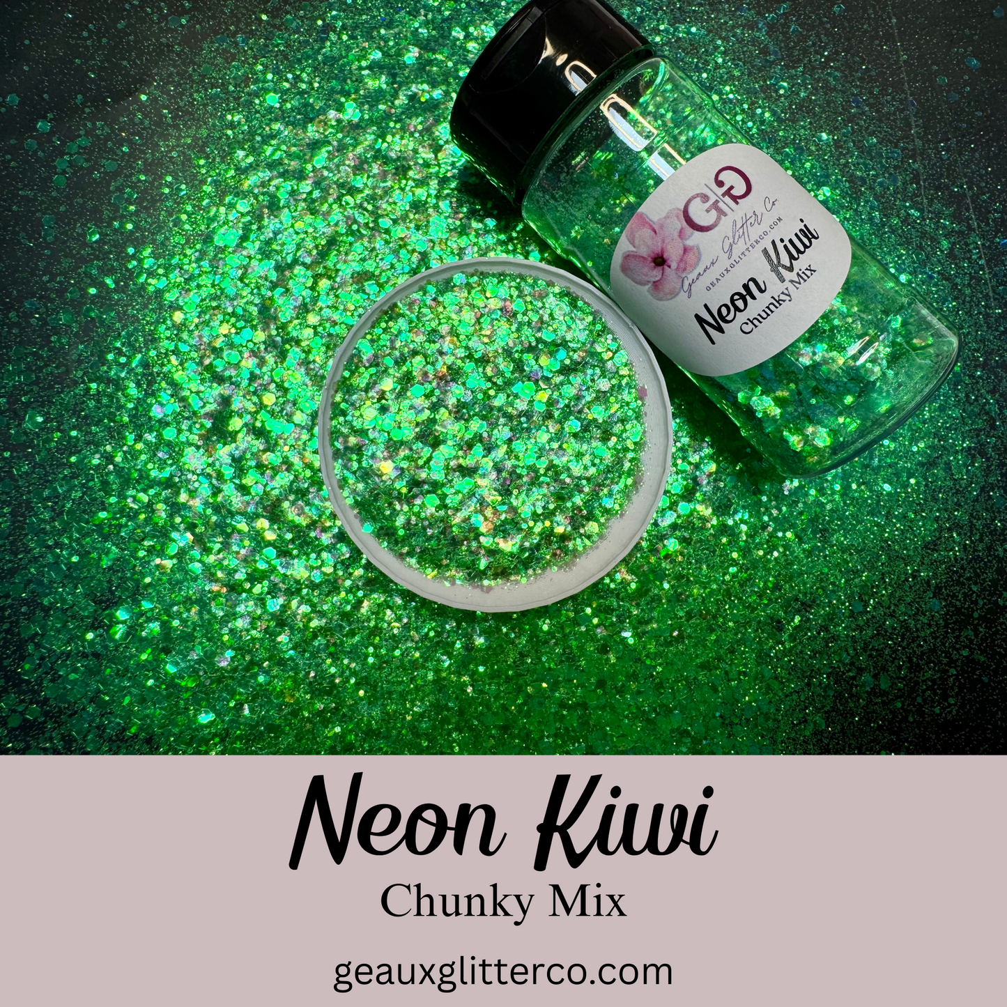 Neon Kiwi - Chunky Mix - Neon Collection