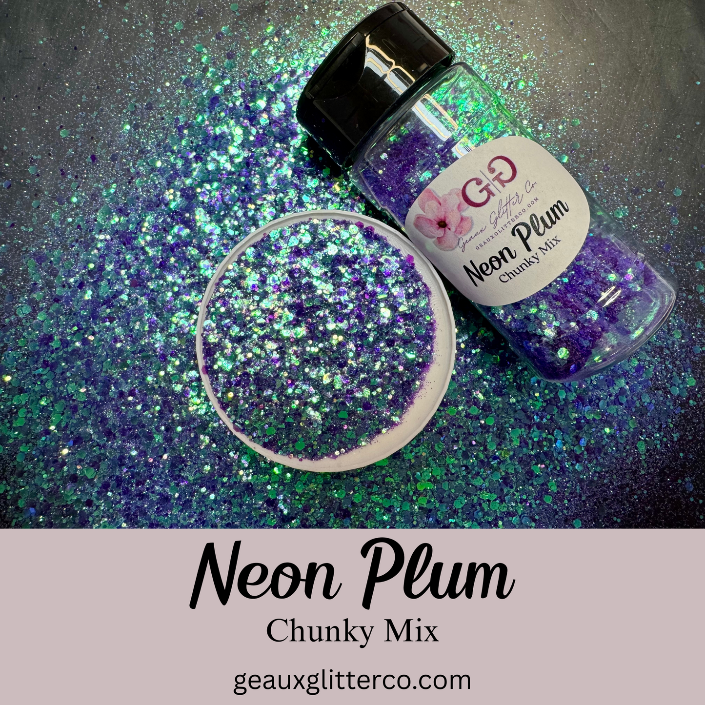 Neon Plum - Chunky Mix - Neon Collection