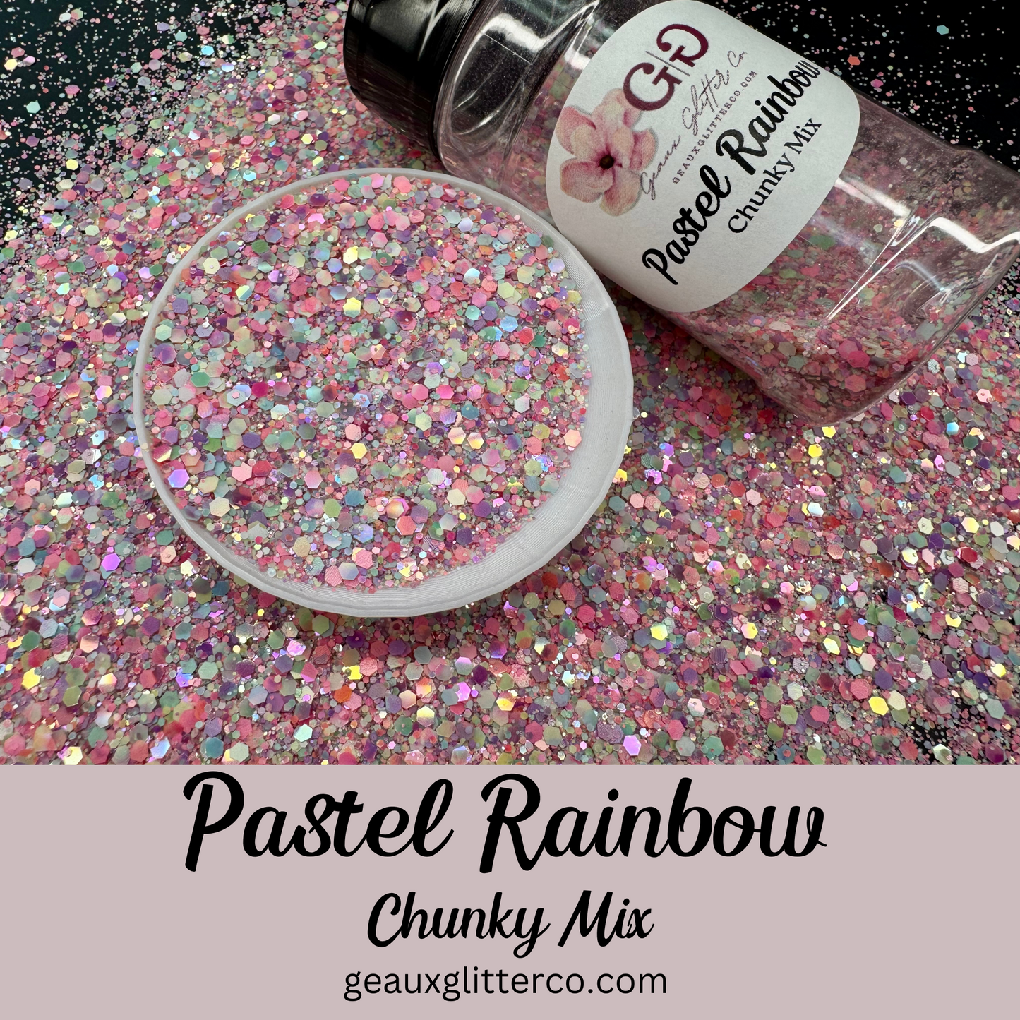 Pastel Rainbow Chunky Mix