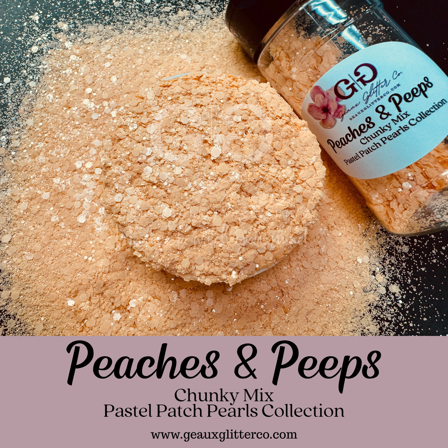 Peaches & Peeps Chunky Mix - Pastel Patch Pearl Collection