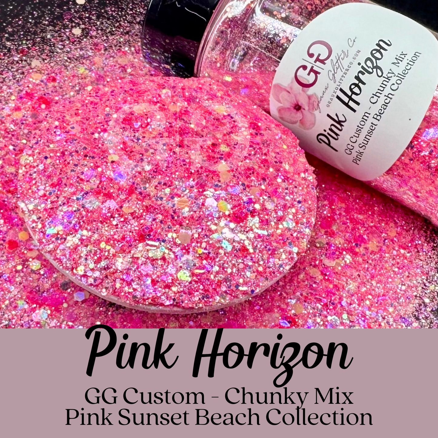 Pink Horizon - GG Custom - Chunky Mix - Pink Sunset Beach Collection