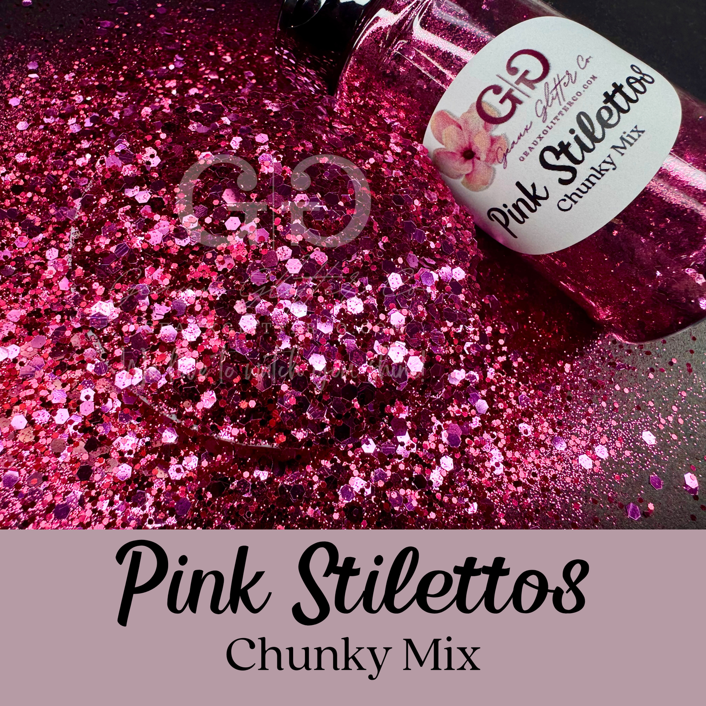 Pink Stilettos Chunky Mix