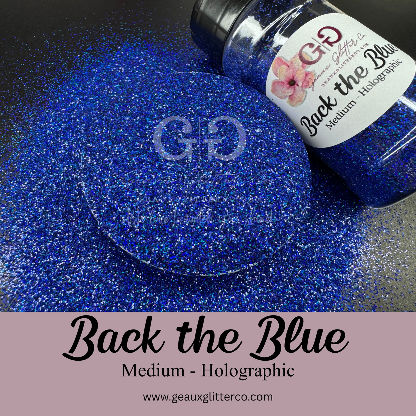 Back the Blue Medium - Holographic