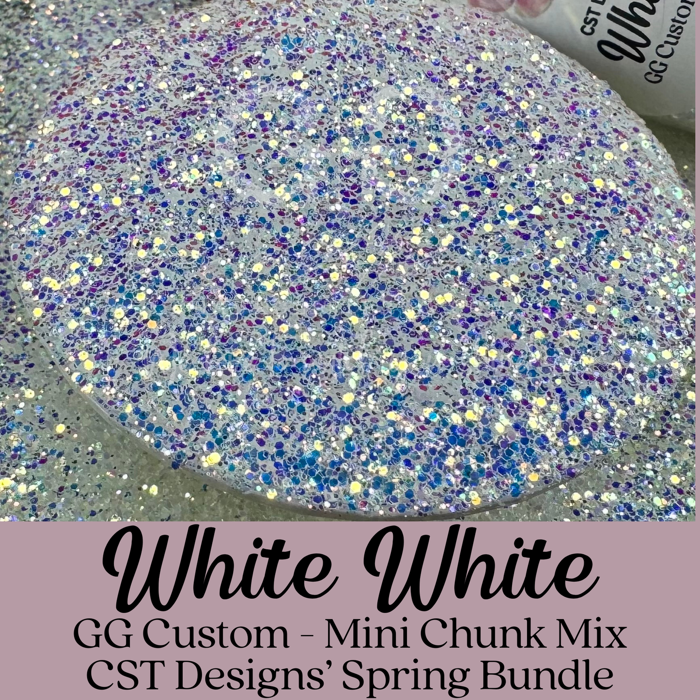 White White - CST Designs Custom - Mini Chunk Mix