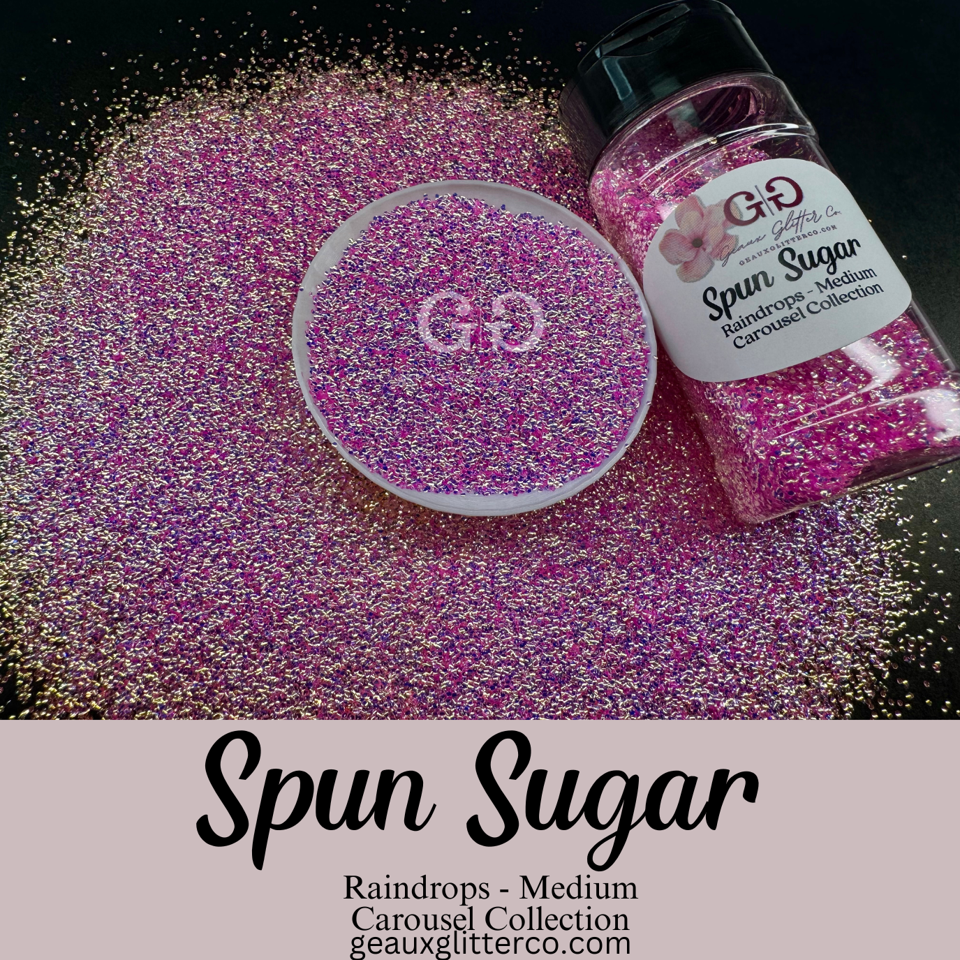 Spun Sugar Raindrops - Medium