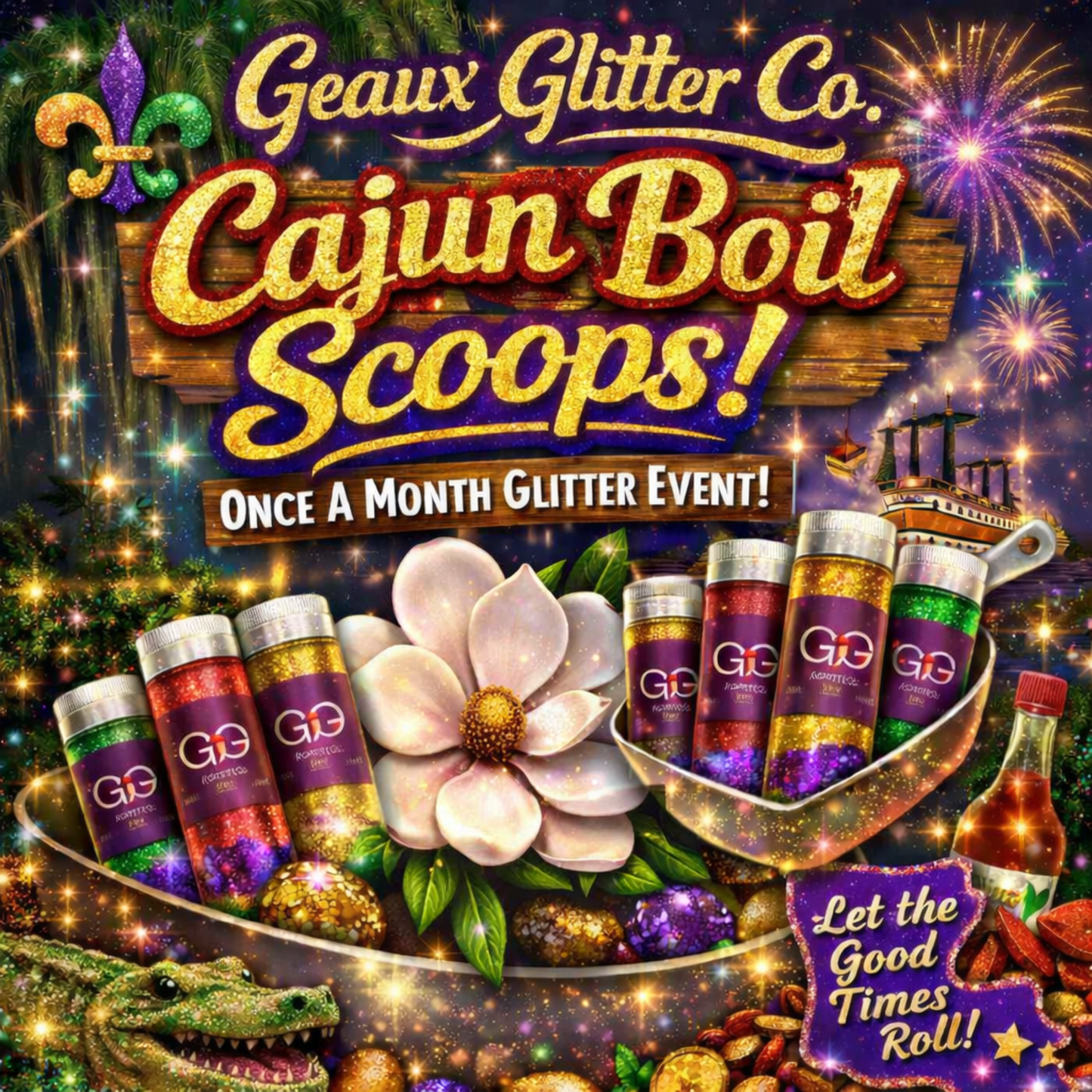 Cajun Boil Scoops - March 29 @ 3PM CST - READ FULL DETAILS