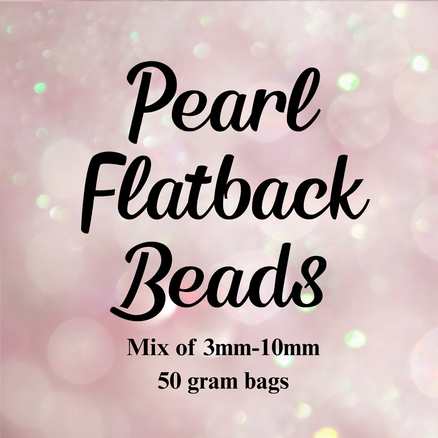 Pearl Flatback Bead Collection