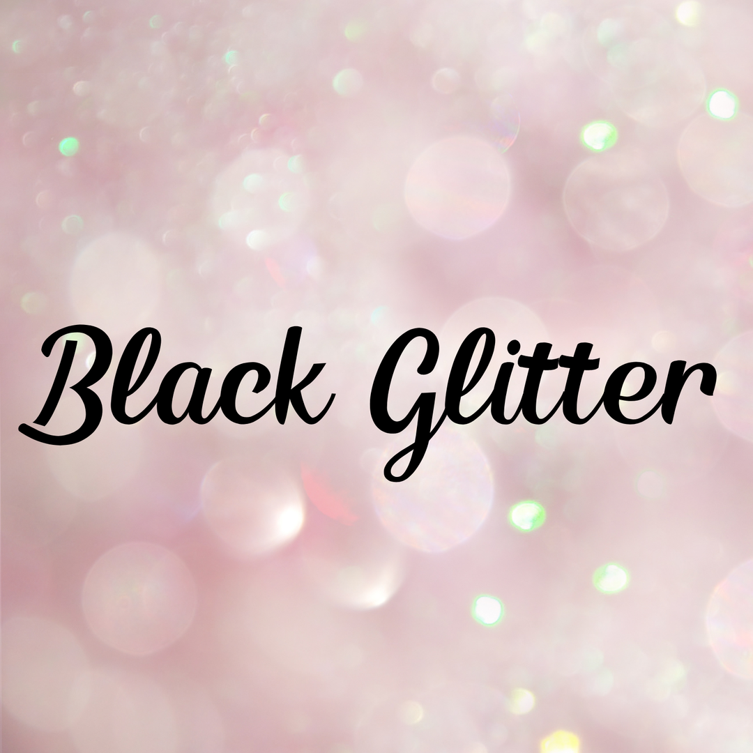 Black Glitter