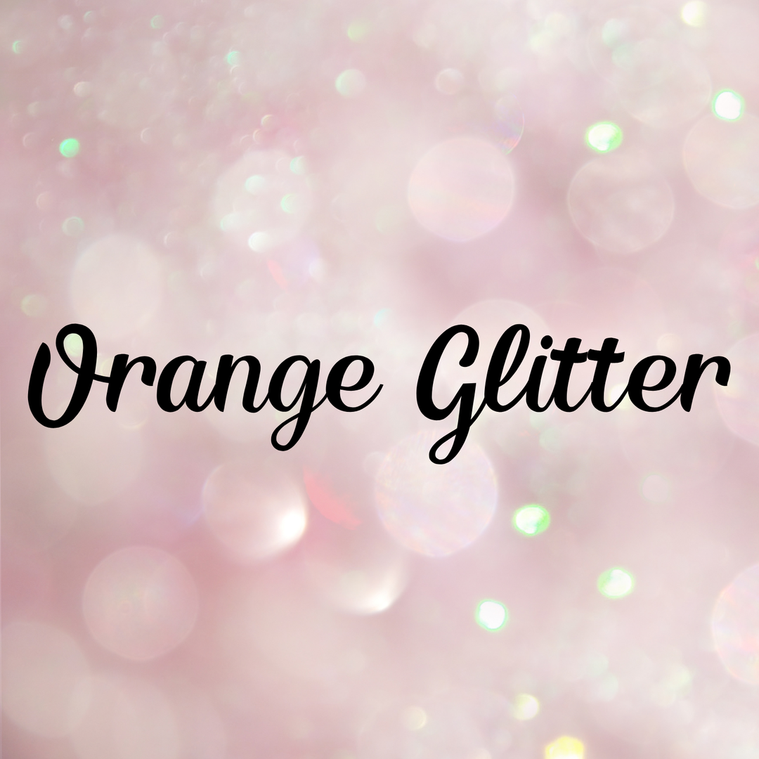 Orange Glitter