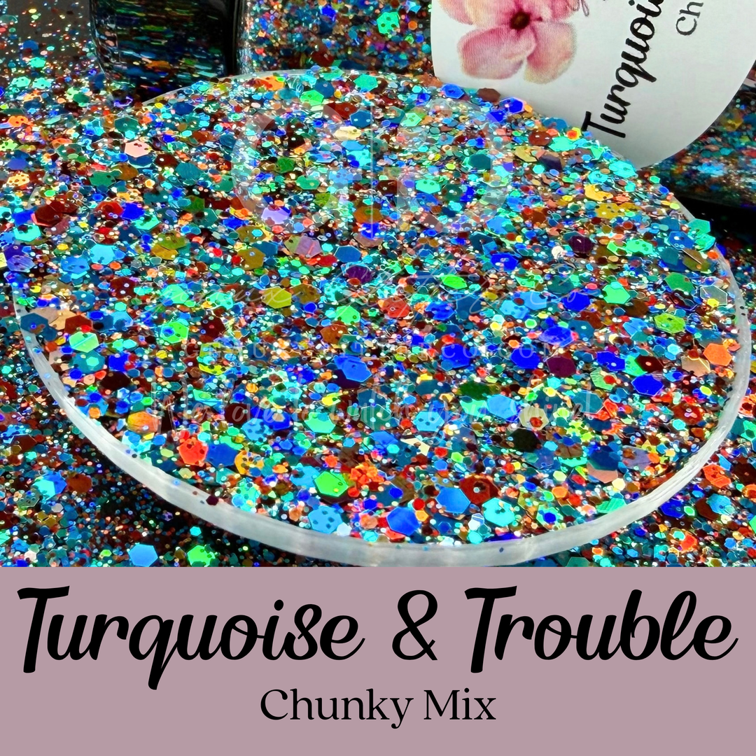 Turquoise &amp; Trouble - Chunky Mix