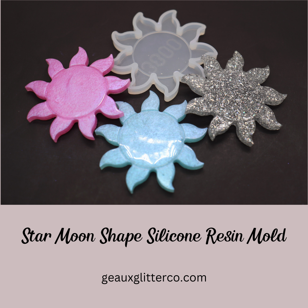 Star Moon Shape Silicone Mold