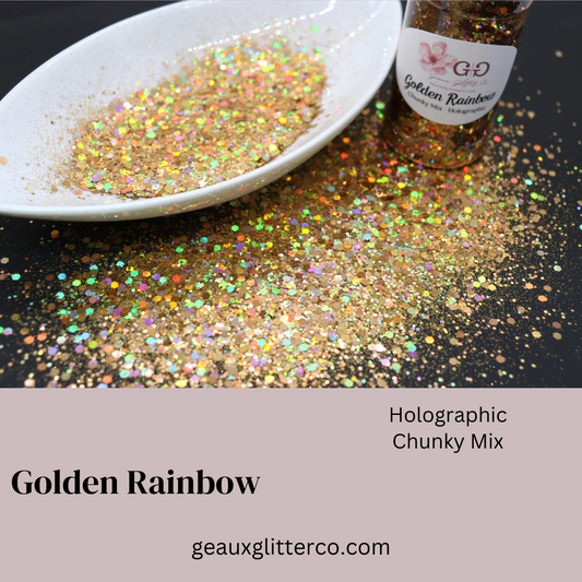 Golden Rainbow - Holographic Chunky Mix