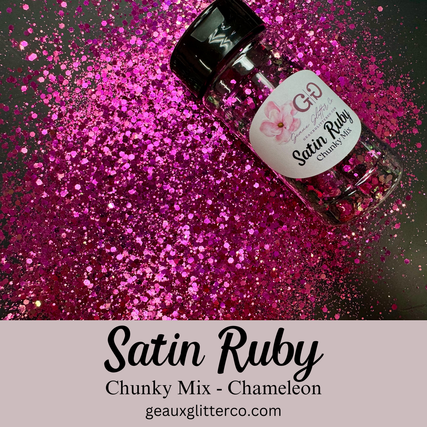 Satin Ruby Chunky Mix - Chameleon