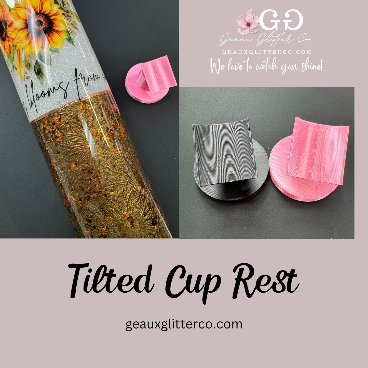 Tilted Cup Rest