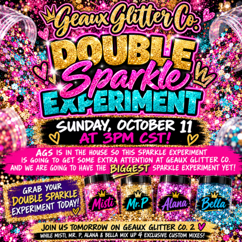 10.11.26 Double Sparkle Experiment - DISCOUNT CODES NOT ALLOWED!