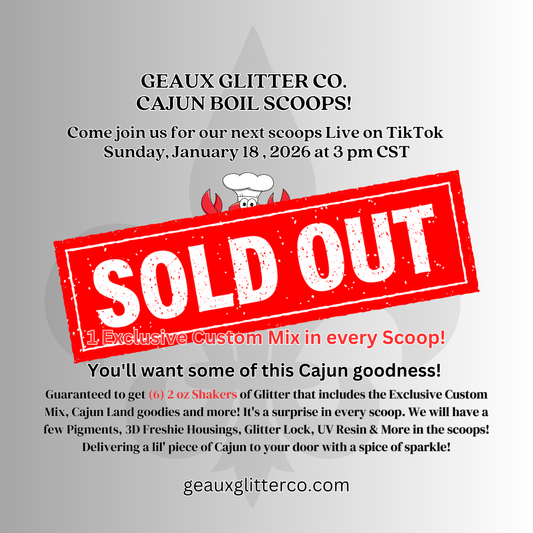 Cajun Boil Scoops - January 18 @ 3PM CST - READ FULL DETAILS