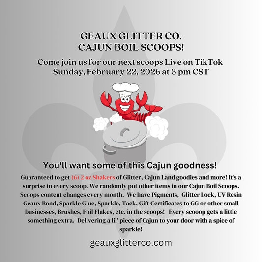 Cajun Boil Scoops - February 22 @ 3PM CST - READ FULL DETAILS