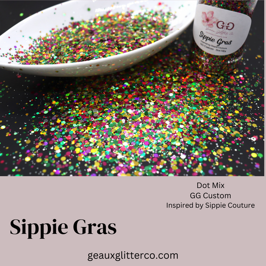 Sippie Gras - GG Custom Dot Mix (Sippie Couture Inspired)