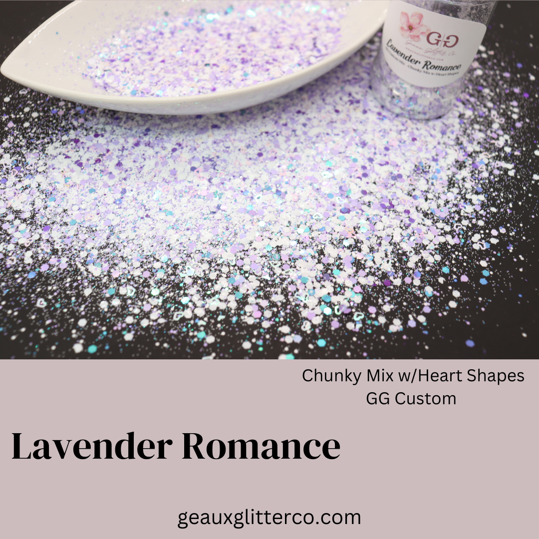 Lavender Romance - GG Custom - Chunky Mix w/Heart Shapes