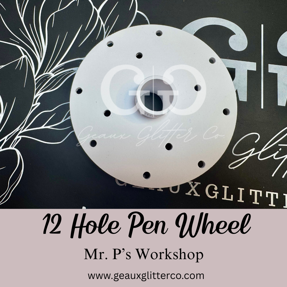12 Hole Pen Wheel for Epoxy Pens – Geaux Glitter Co.