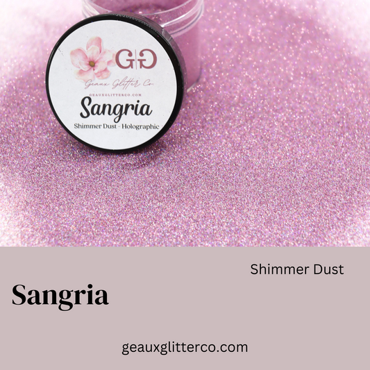 Sangria Super Holographic Shimmer Dust