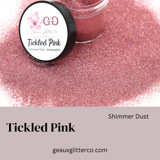 Tickled Pink Super Holographic Shimmer Dust