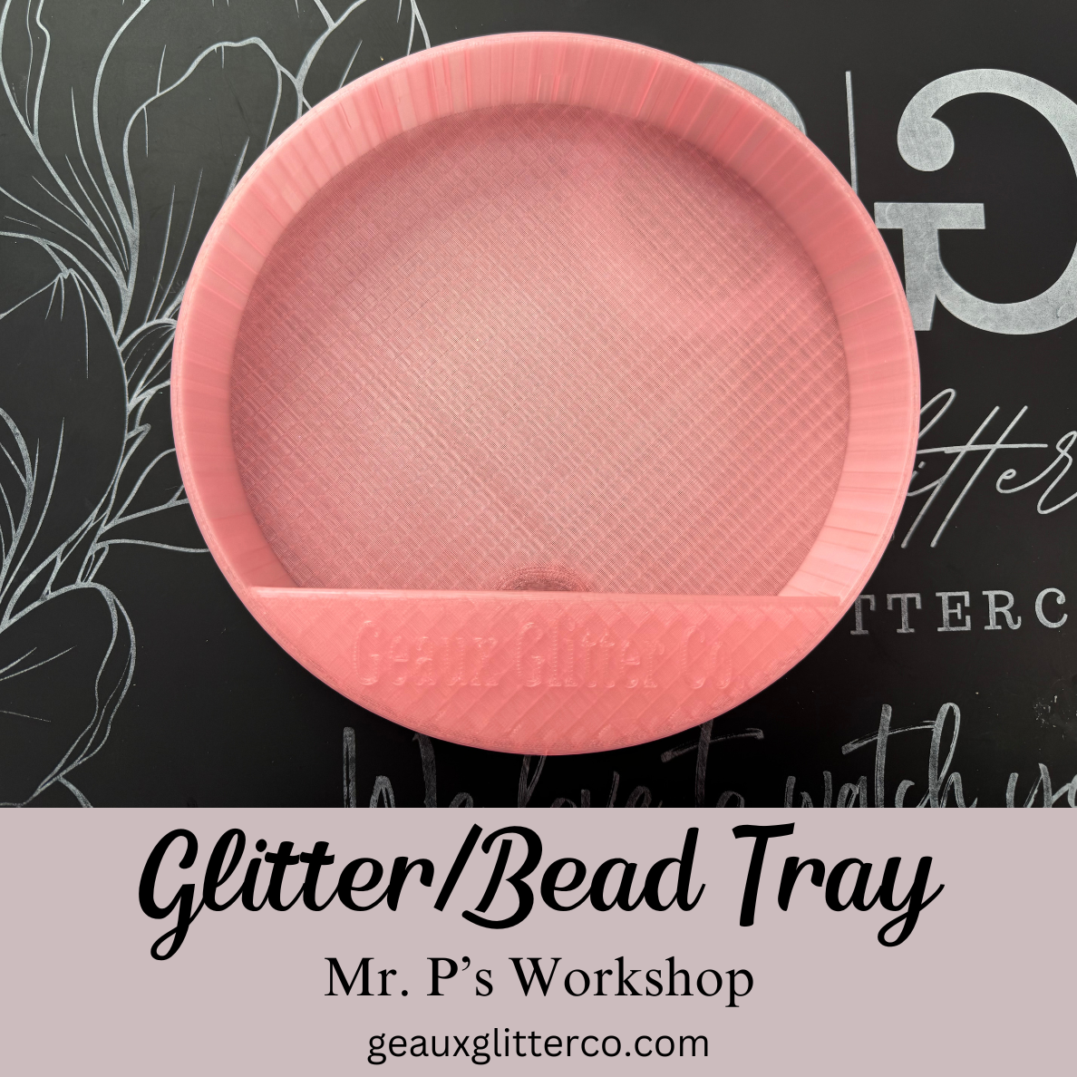 Bead/Glitter Catching Tray