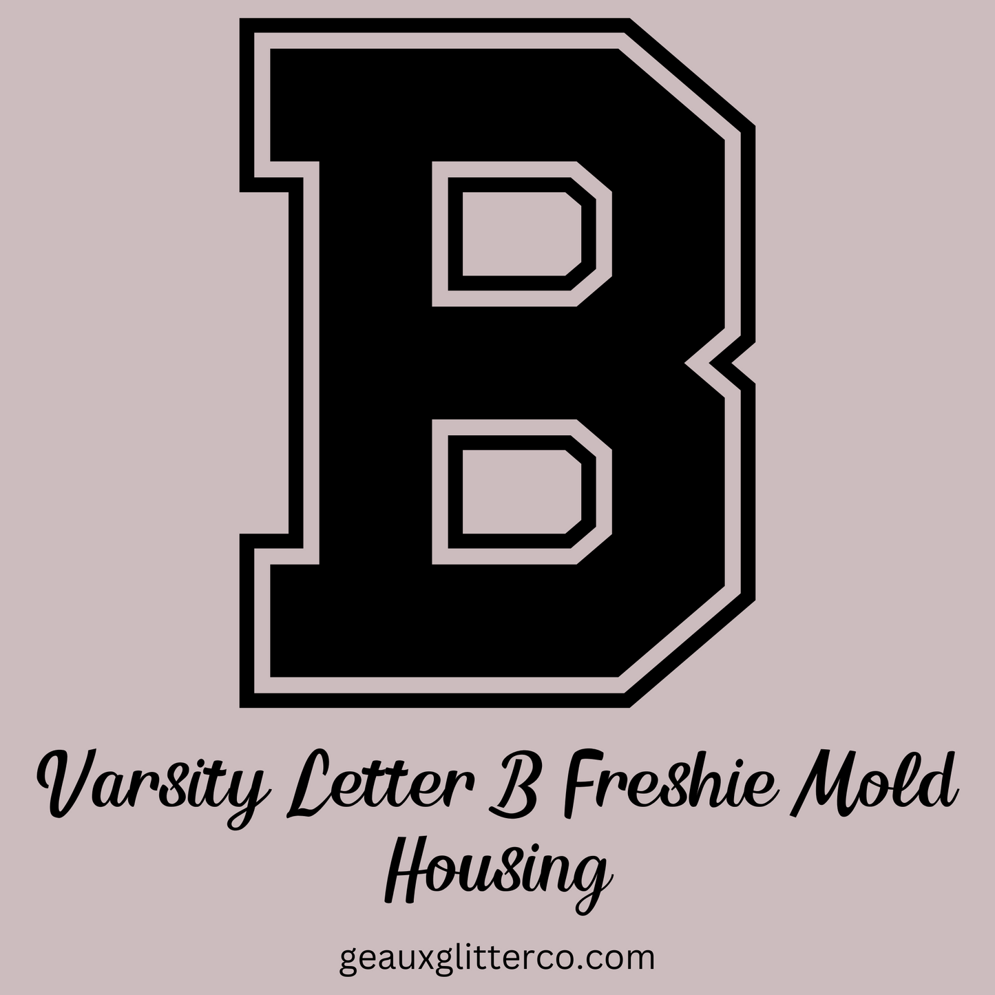Varsity Letters Freshie Mold Housing A-Z Available