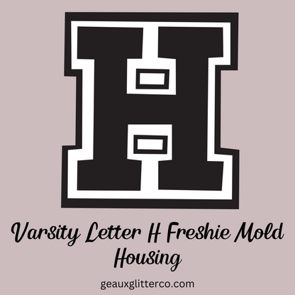 Varsity Letters Freshie Mold Housing A-Z Available