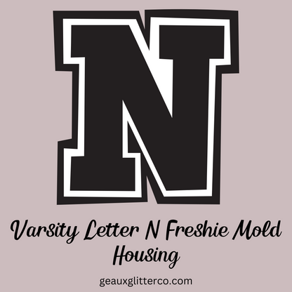 Varsity Letters Freshie Mold Housing A-Z Available