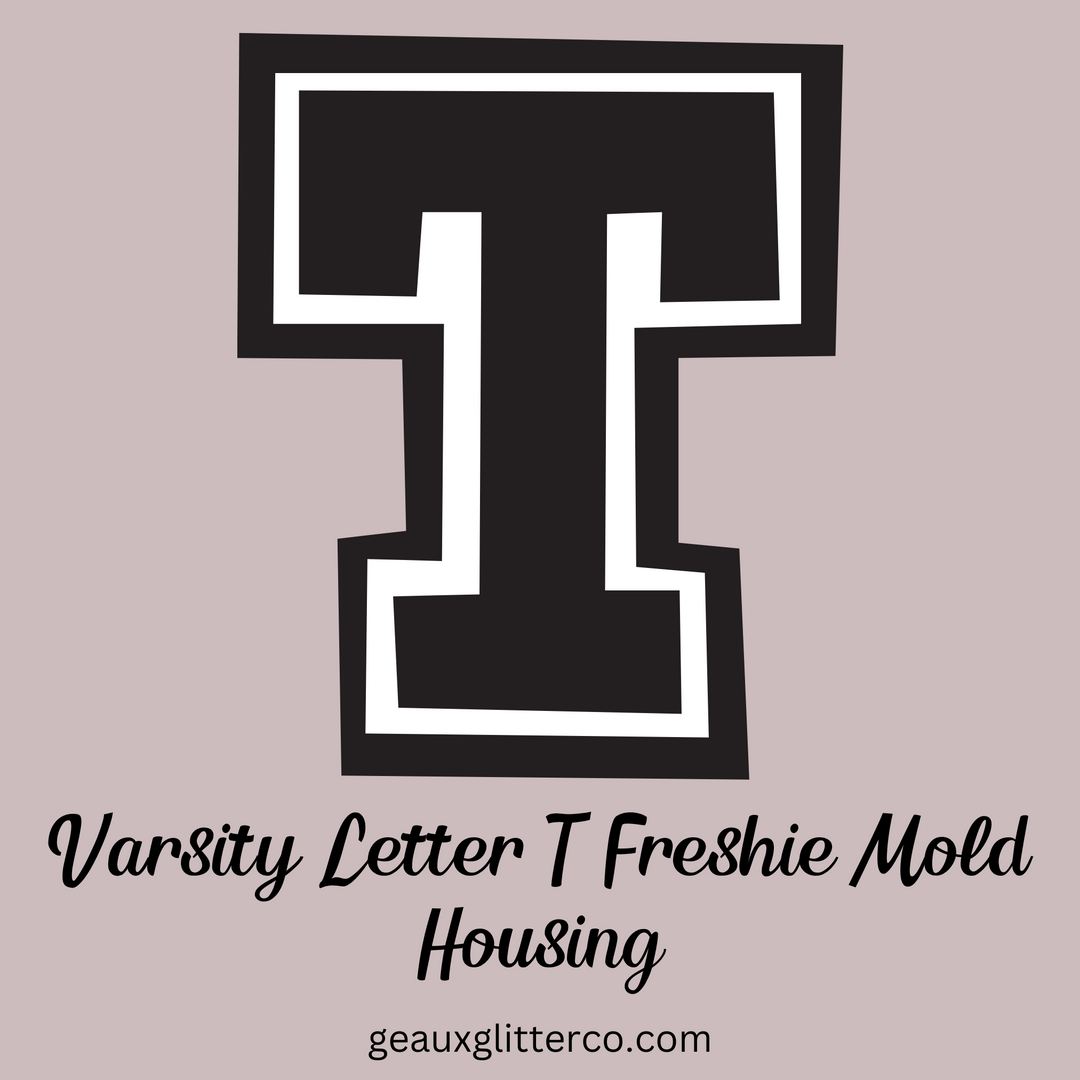Varsity Letters Freshie Mold Housing A-Z Available