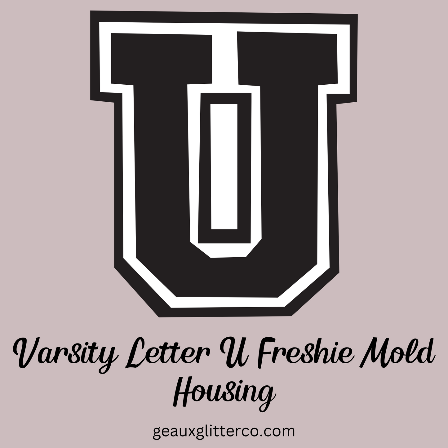 Varsity Letters Freshie Mold Housing A-Z Available