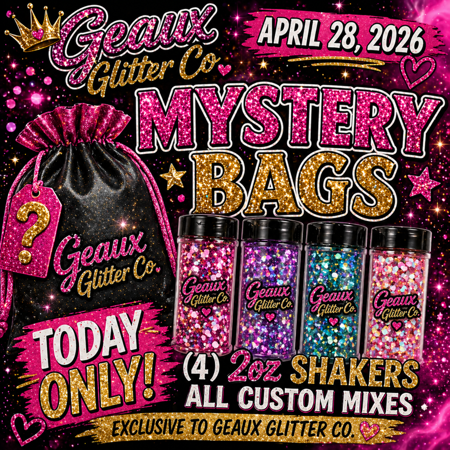 4.28.26 Grab Bags! - DISCOUNT CODES NOT ALLOWED! 4 NEW Custom Mixes!