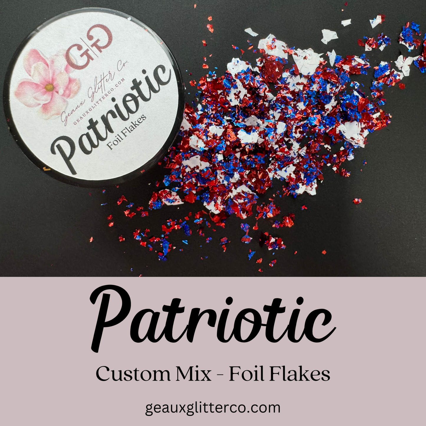 Patriotic Foil Flakes - GG Custom Mix