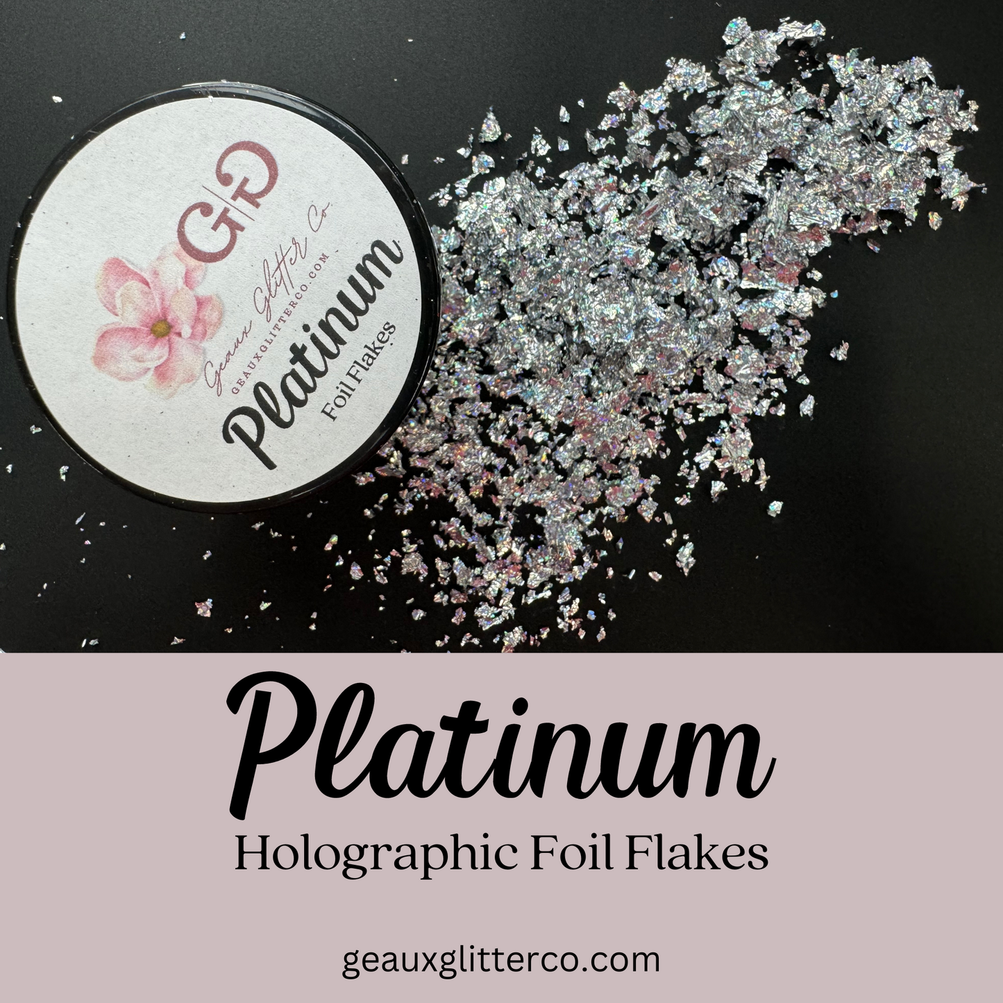 Platinum - Holographic Foil Flakes