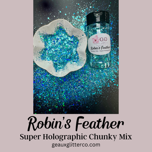 Robin's Feather Super Holographic Chunky Mix