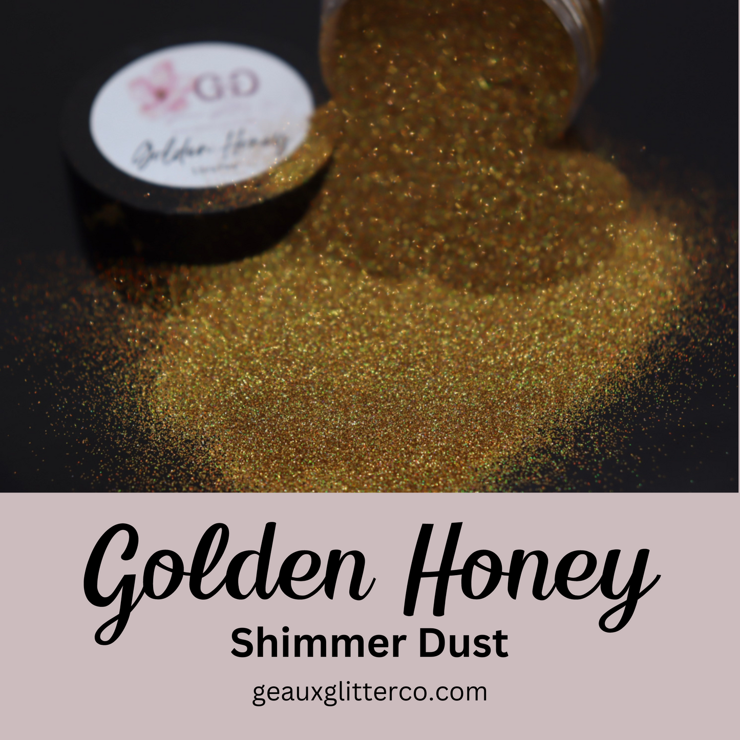 Golden Honey Holographic Shimmer Dust