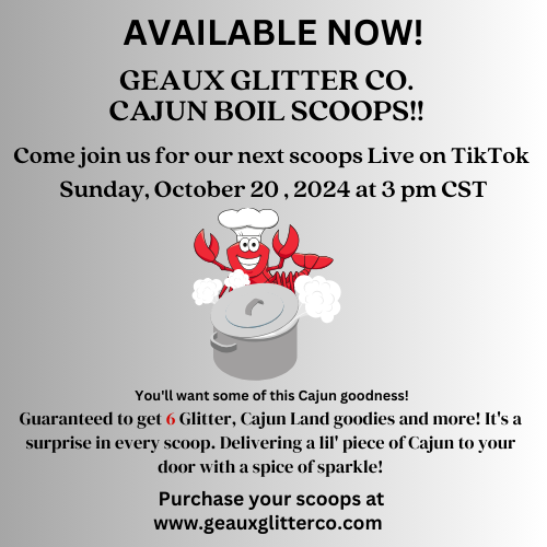 October 20, 2024 Cajun Boil Scoops - PURCHASE SEPERATELY - Scoops do not ship out until after 10/20